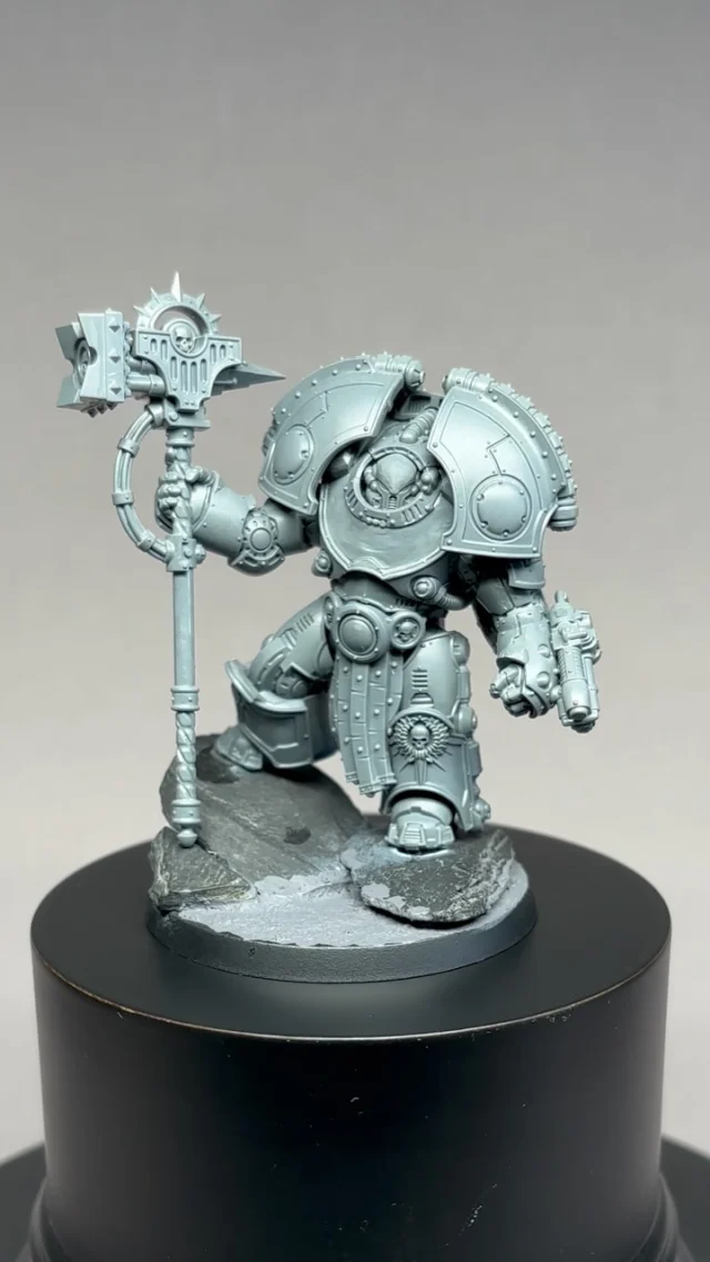 🛡️Praetor in Saturnine Terminator Armor🛡️

Here is my first version of a Saturnine Terminator Praetor from the new Horus Heresy 3.0 Sarurnine Box.
I reduced the accessories a little bit to focus on the massive look of the Saturnine Armor itself.

I also wanted to create my usual style of bases which what’s pretty easy! I simply stacked a couple of my slate stones with a small angle, and it was done!

Any ideas which legion he will be painted? Hint: 🦇

A YouTube painting guide will follow up in a couple of days! 👉 Channel link in Bio.

ℹ️ Feedback is always welcome! 🙌

#warhammer #miniaturepainting #paintingwarhammer #paintingminiatures #gamesworkshop #warhammerofficial #warhammercommunity #eavymetal  #spacemarines #spacemarine  #warhammer40k #alphalegion #alpharius #omegon #warhammerthehorusheresy #horusheresy #tmm #truemetallicmetal #grimdark #saturnine