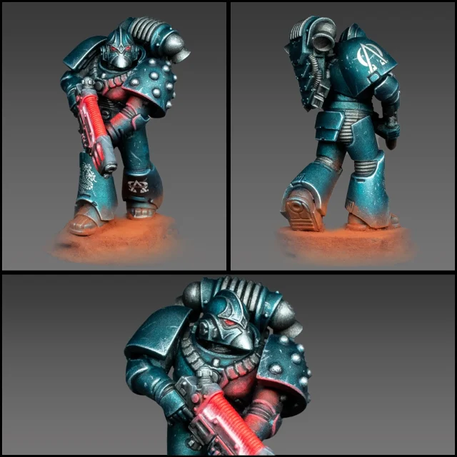 🐍 Alpha Legion MK VI Legionary 🐍

I painted this little version of Alpharius to create a new improved version of my Alpha Legion video painting guide. 

This time I focused on a brush only guide to provide the people that don’t own any airbrush also a chance to paint some crisp Alpha Legionnaires. I focused on simple stippling, dry brushing and contrast coloring. To push the contrast a little bit, I also added some red glowing plasma! 

 🎬 The full video guide is now free available on my YouTube channel. 👉 Link in Bio

🤙 Feedback is always welcome!

#warhammer #miniaturepainting #paintingwarhammer #paintingminiatures #gamesworkshop #warhammerofficial #warhammercommunity #eavymetal  #spacemarines #spacemarine  #warhammer40k #alphalegion #alpharius #omegon #warhammerthehorusheresy #horusheresy #tmm #truemetallicmetal #grimdark