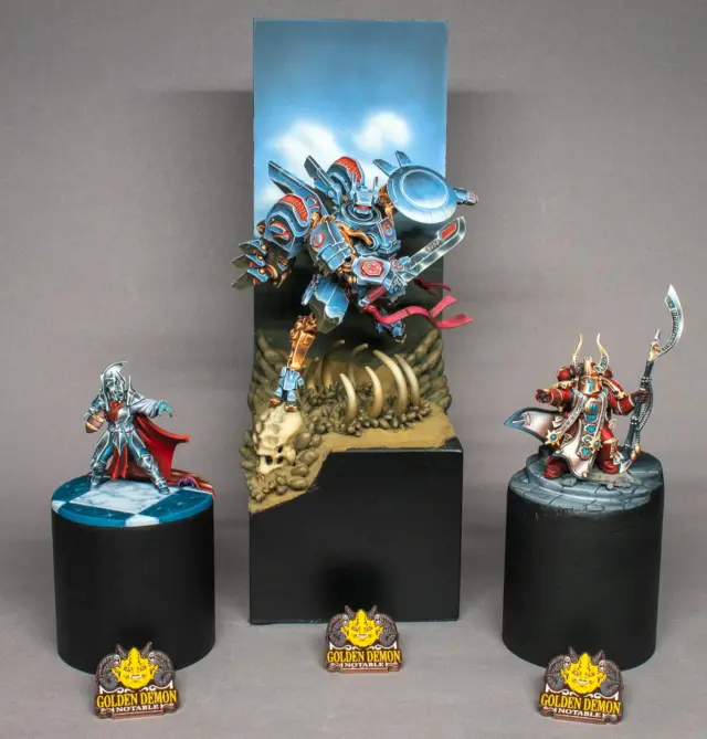 What an incredible weekend!

It was such a good weekend at #spielessen2025 and my second time entering golden demon. The weekend ended up with amazing conversations and meeting so many awsome people! Thanks to everyone of you for being part of this weekend.

The weekend ended up with 3 entries and 3 notables! Which felt for me like a huge success compared to that I entered the second time. 

I’m so hard motivated to go even harder for next year and hope to see many of you again! Thanks to everyone of you again for a amazing hobby weekend ❤️

#warhammer #warhammer40000 #goldendemon #warhammerofficial #tau #warhammer #warhammer40k #nmm #nonmetallicmetal #paintingminiatures #miniaturepainting  #paintingwarhammer